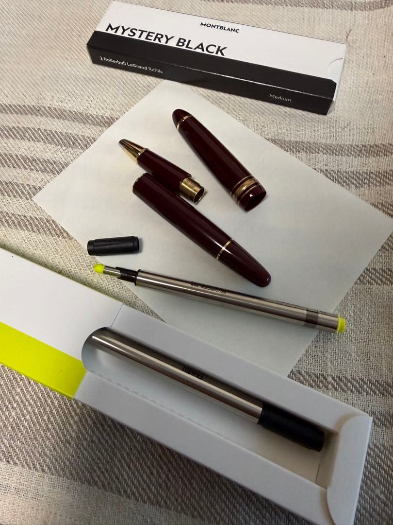 モンブラン万年筆146サイズの両用型、マーカーペンとサインペン