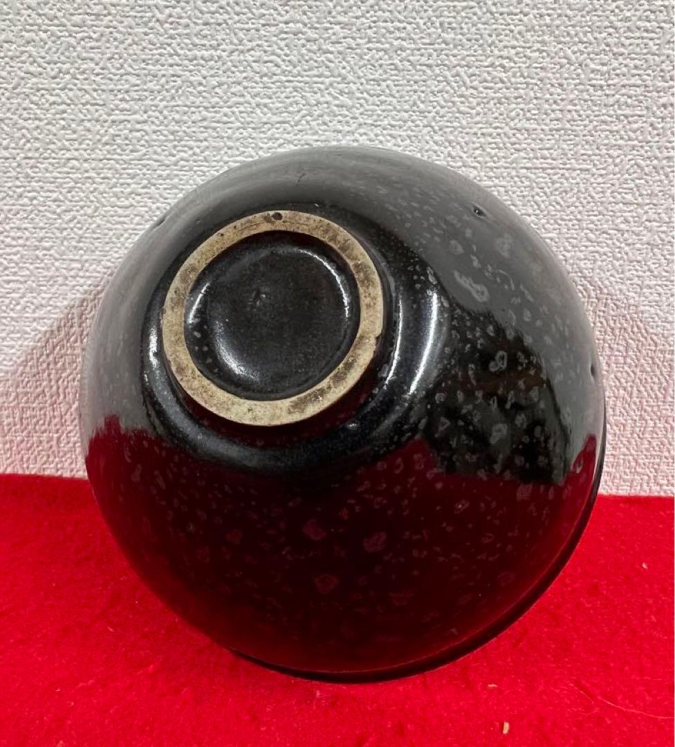 宋代黒釉天目茶碗 禾目 建盞 茶道具 BL2--7