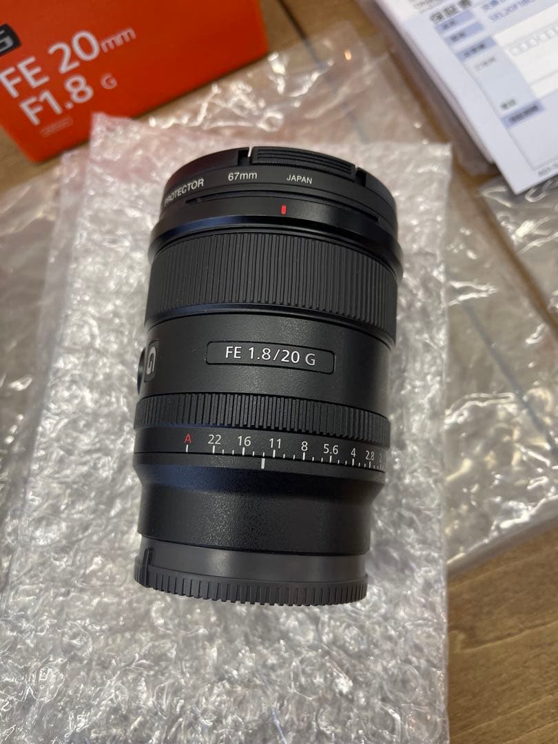 ジュライ【ほぼ新品】SONY a F1.8 G SEL 20F18G