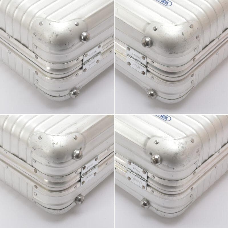 RIMOWA リモワ トパーズ アタッシュケース ジュラルミンケース シルバー