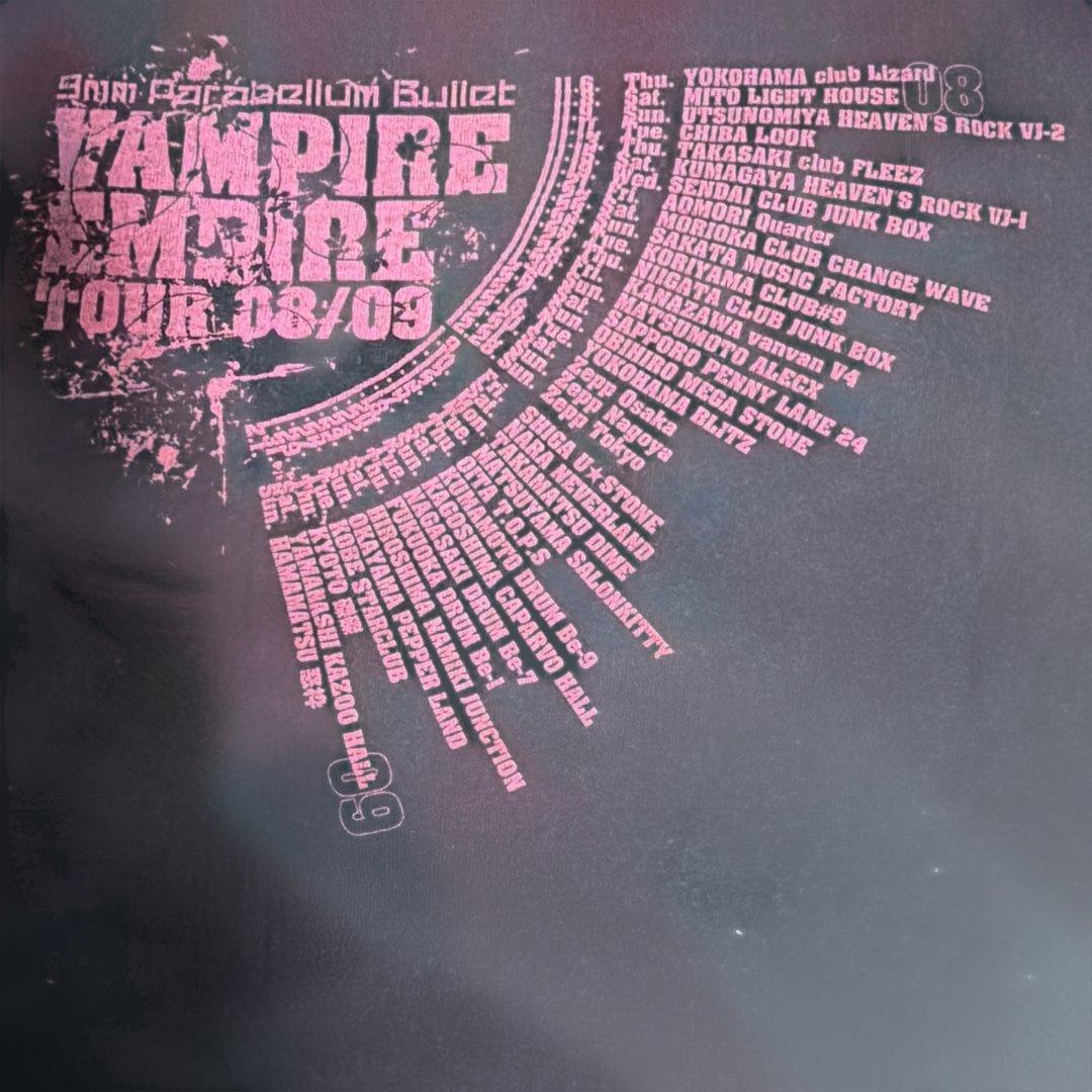 9mm parabellum Bullet 黒Tシャツ Lサイズ