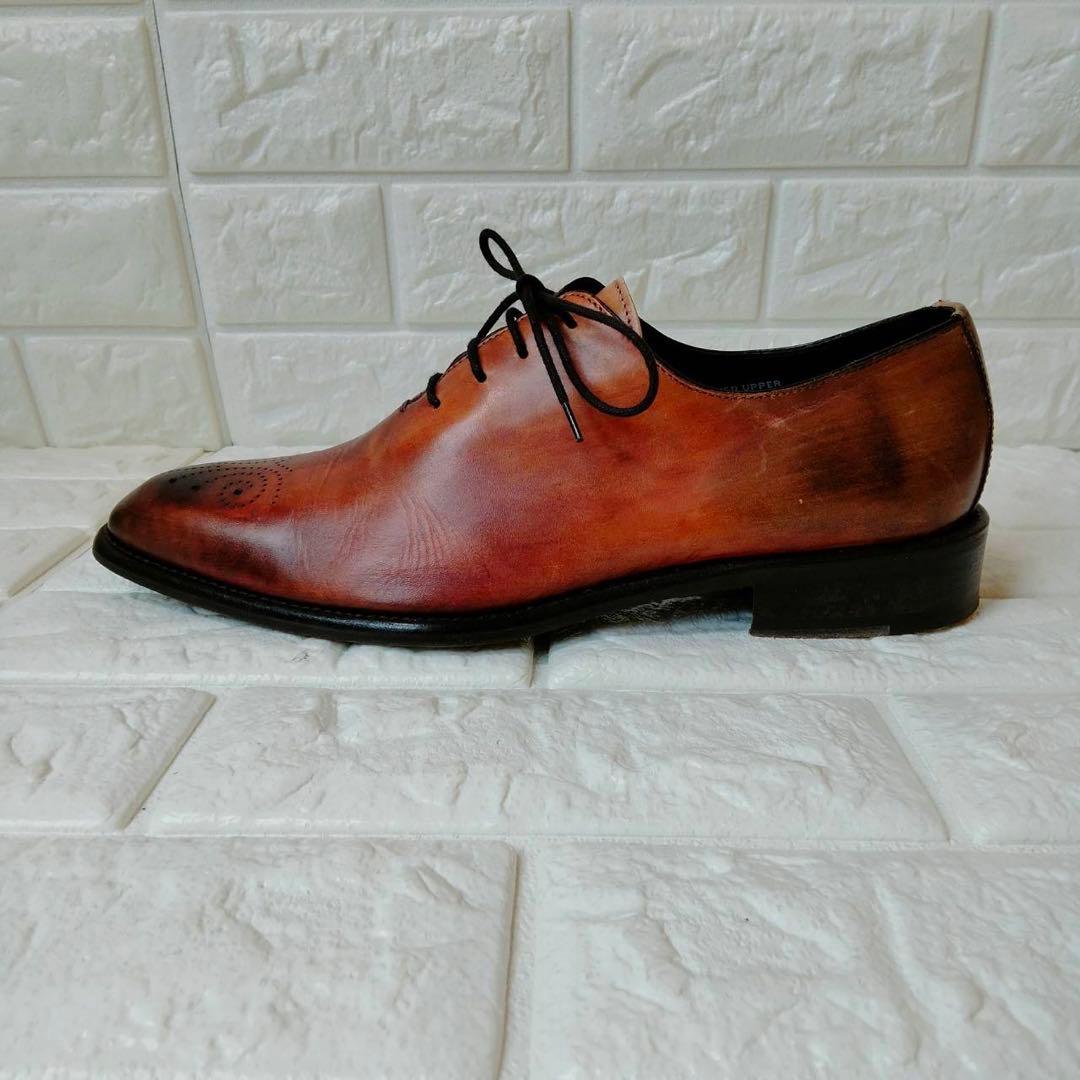 ロッソ フェオレンティーノ　レザードレスシューズ　27.5cm相当　イタリア製