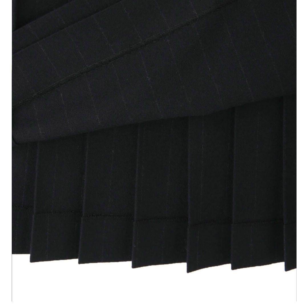 MARGARET HOWELL ブラック キルトスカート II（巻きスカート）