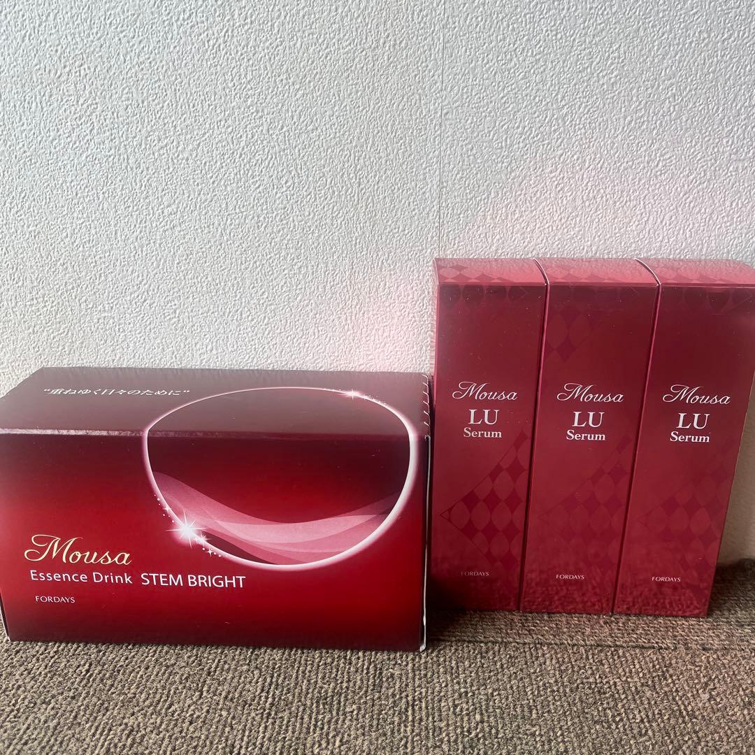 Mousa LU Serum & STEM BRIGHT セット