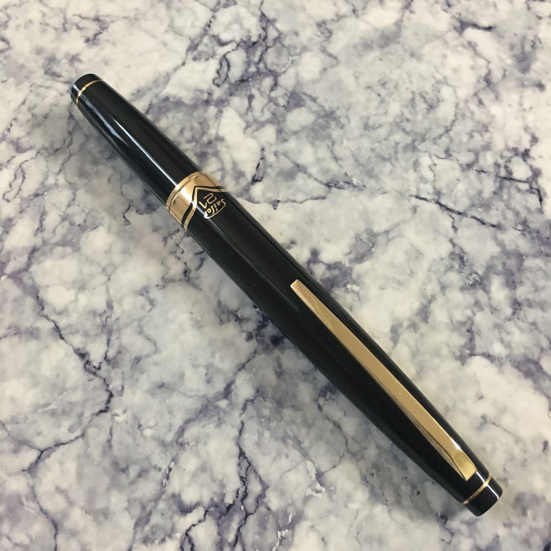 #0229 オーバーホール済み 万年筆 SAILOR ショート21k