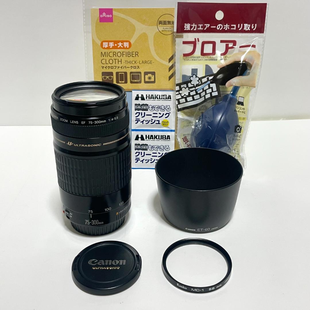 美品✨ Canon EF 75-300mm f/4-5.6 USM 望遠レンズ