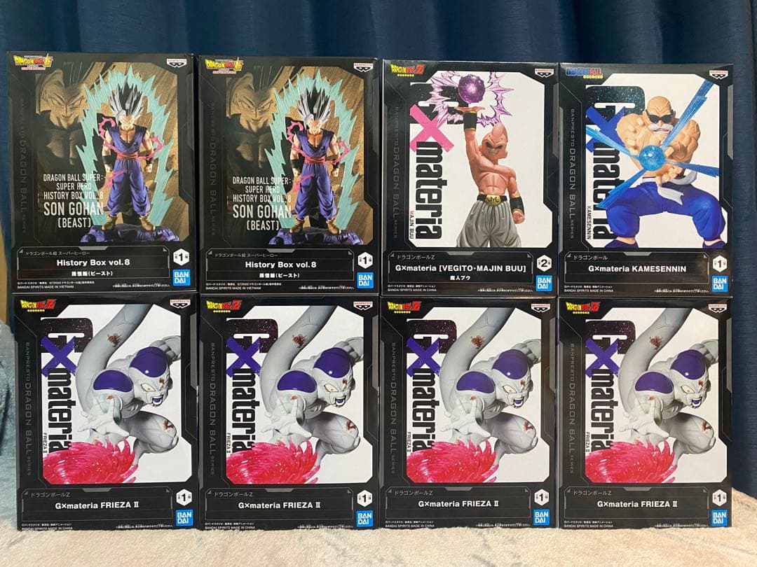 ドラゴンボール 孫悟飯 魔人ブウ 亀仙人 フリーザ フィギュア 8個セット