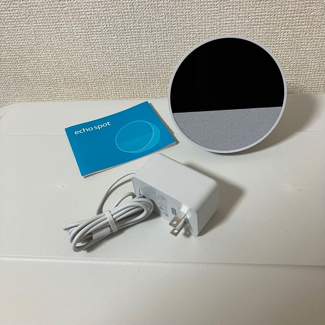 Echo Spot（2024年発売）ホワイトAlexa Amazon