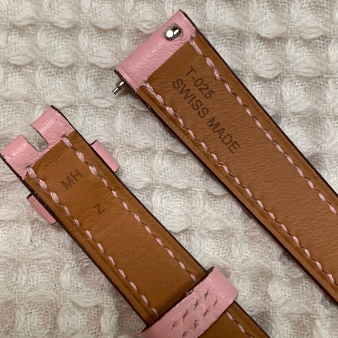 限界価格　HERMES 時計ベルト　ヴォースウィフト　ローズサクラ　13mm