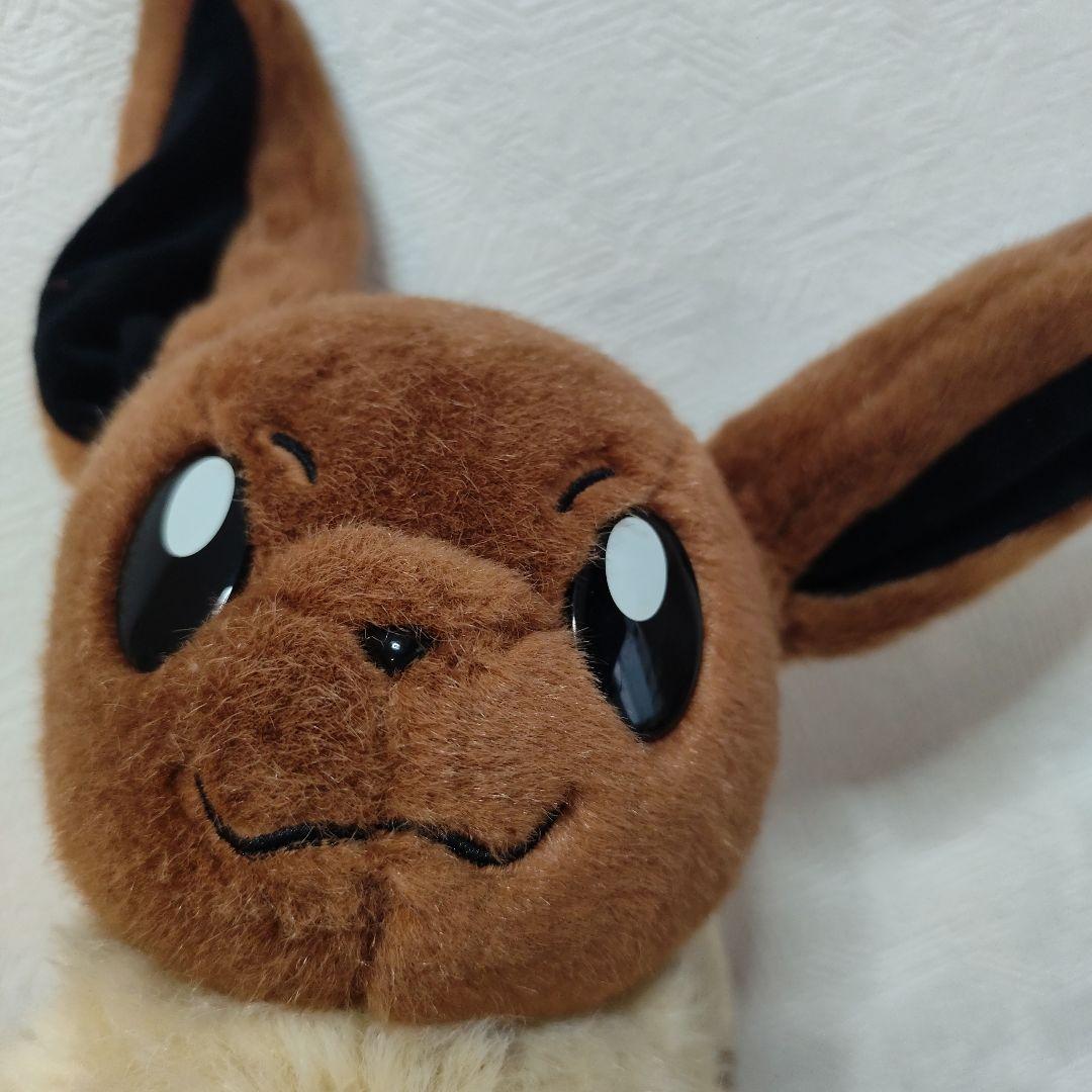 【紙タグ付き】ポケモンセンター 等身大イーブイ 2013年 レトロ ぬいぐるみ