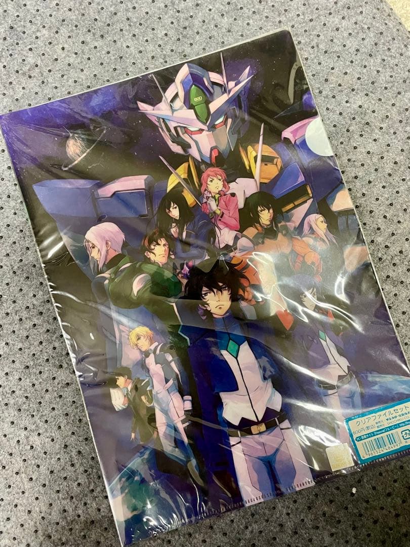 サイン入り　劇場版ガンダム00クリアファイルセット