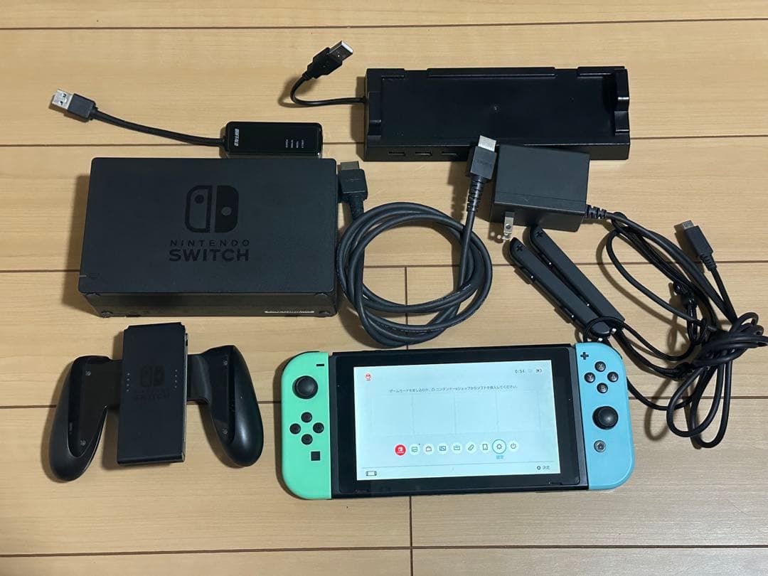 NintendoSwitch 本体 一式 パステルグリーン パステルブルー