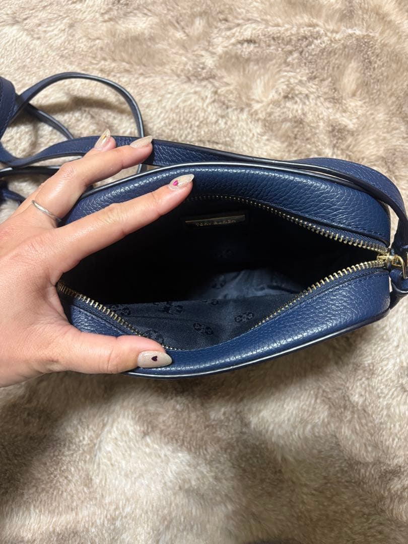 トリーバーチ　ショルダーバッグ　ネイビー