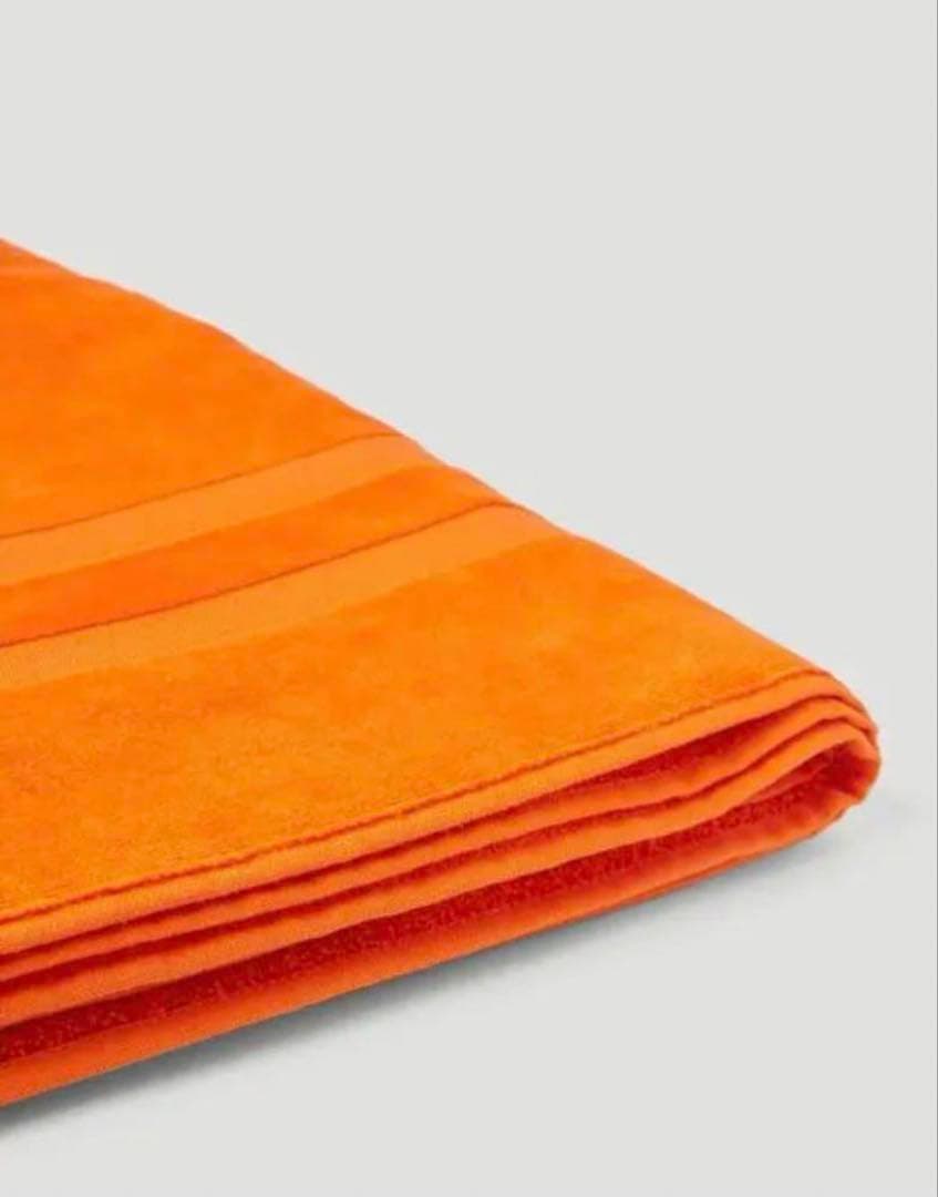 Balenciaga / BB大判ビーチタオル オレンジ