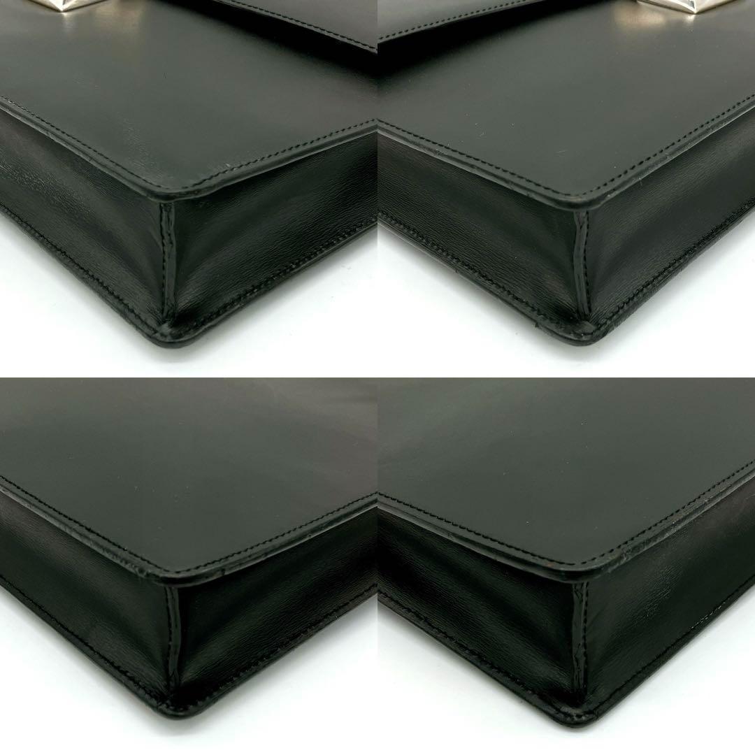 【Cartier】ビジネスバッグ　ブリーフケース　レザー　ブラック