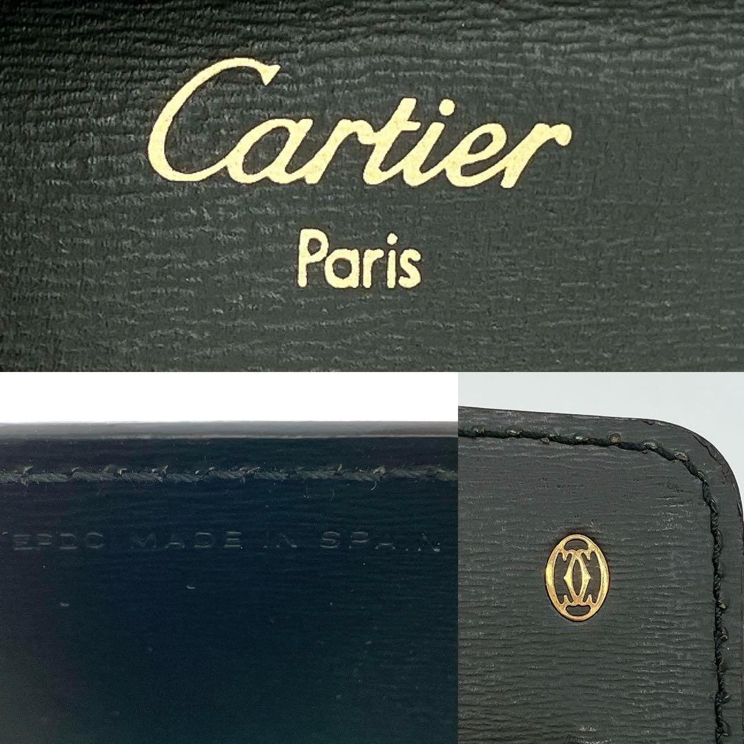【Cartier】ビジネスバッグ　ブリーフケース　レザー　ブラック