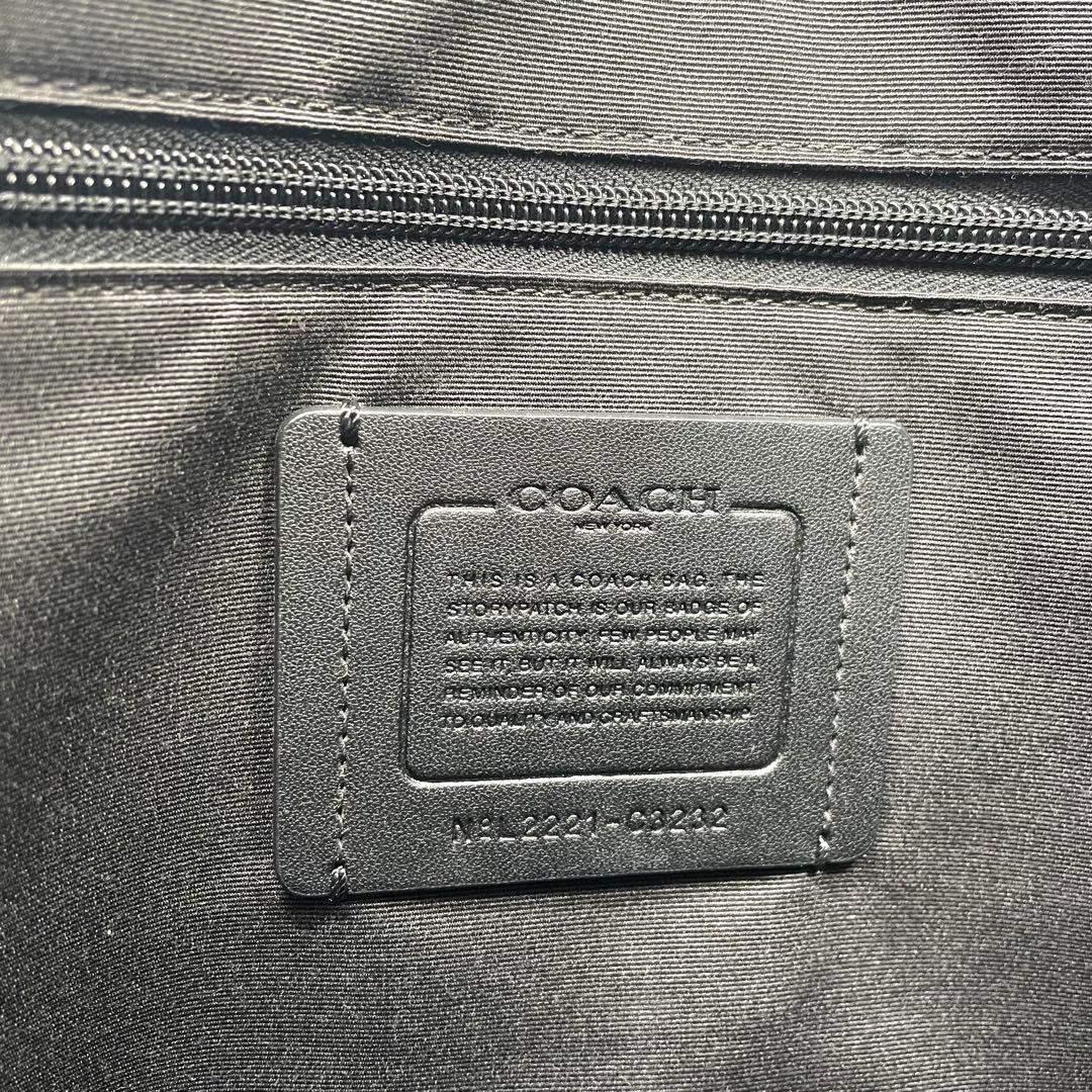 【極美品】コーチ　ビジネス　トートバッグ　グラハム　シグネチャー　2way