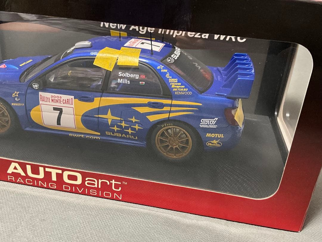 1/18　Autoart スバル インプレッサ　WRC　#7　オートアート
