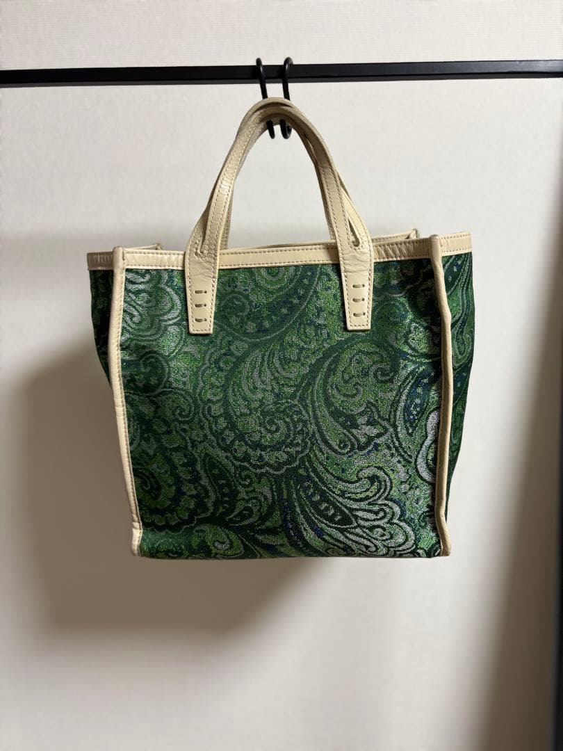 A VACATION ペイズリー柄 ハンドバッグ