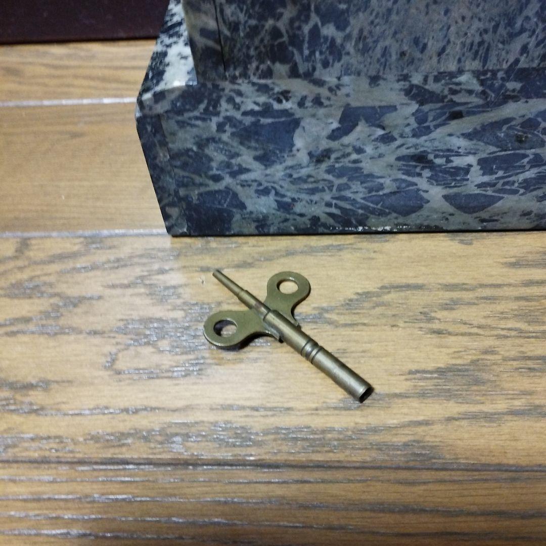 アンソニア置時計　USA製　大理石　アンティーク