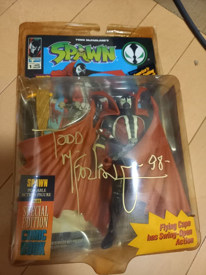 Spawn フィギュア トッドマクファーレン サイン入り 特別版