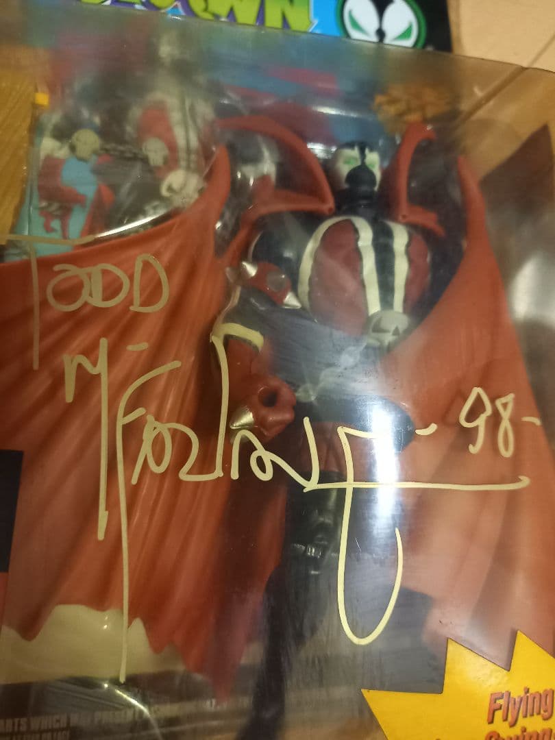 Spawn フィギュア トッドマクファーレン サイン入り 特別版