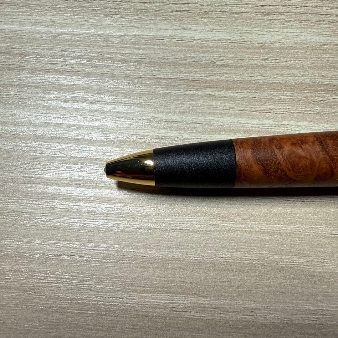 ボナンペン　真鍮金具　本花梨瘤