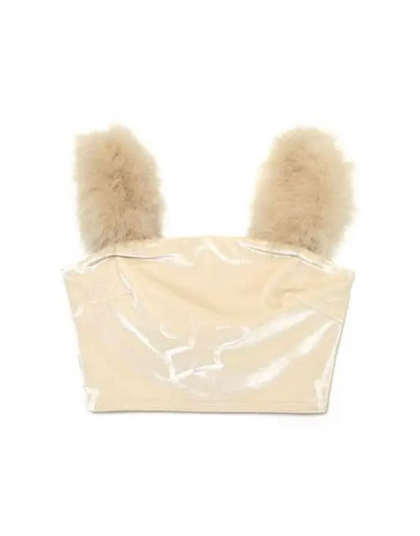 クリアファイル melt the lady body stamping fur camisole