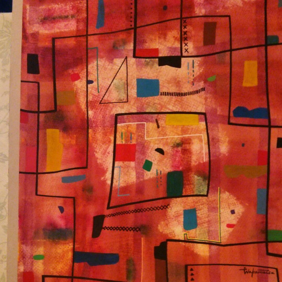 水彩画　ハーモニー10 F8号