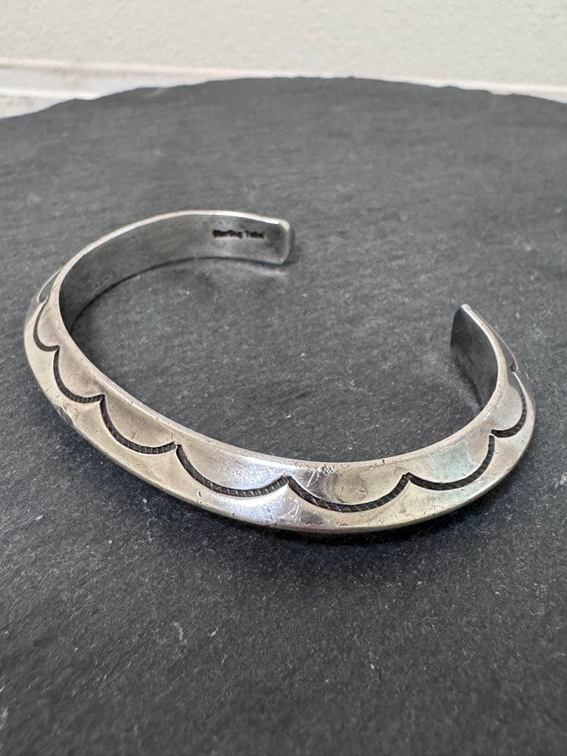 Sterling Tahe刻印　スターリングタホスターリングシルバー バングル
