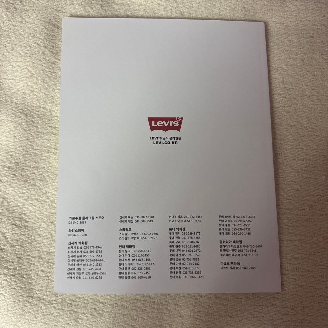 希少　ニュージーンズ newjeans リーバイス Levi's 写真集カタログ