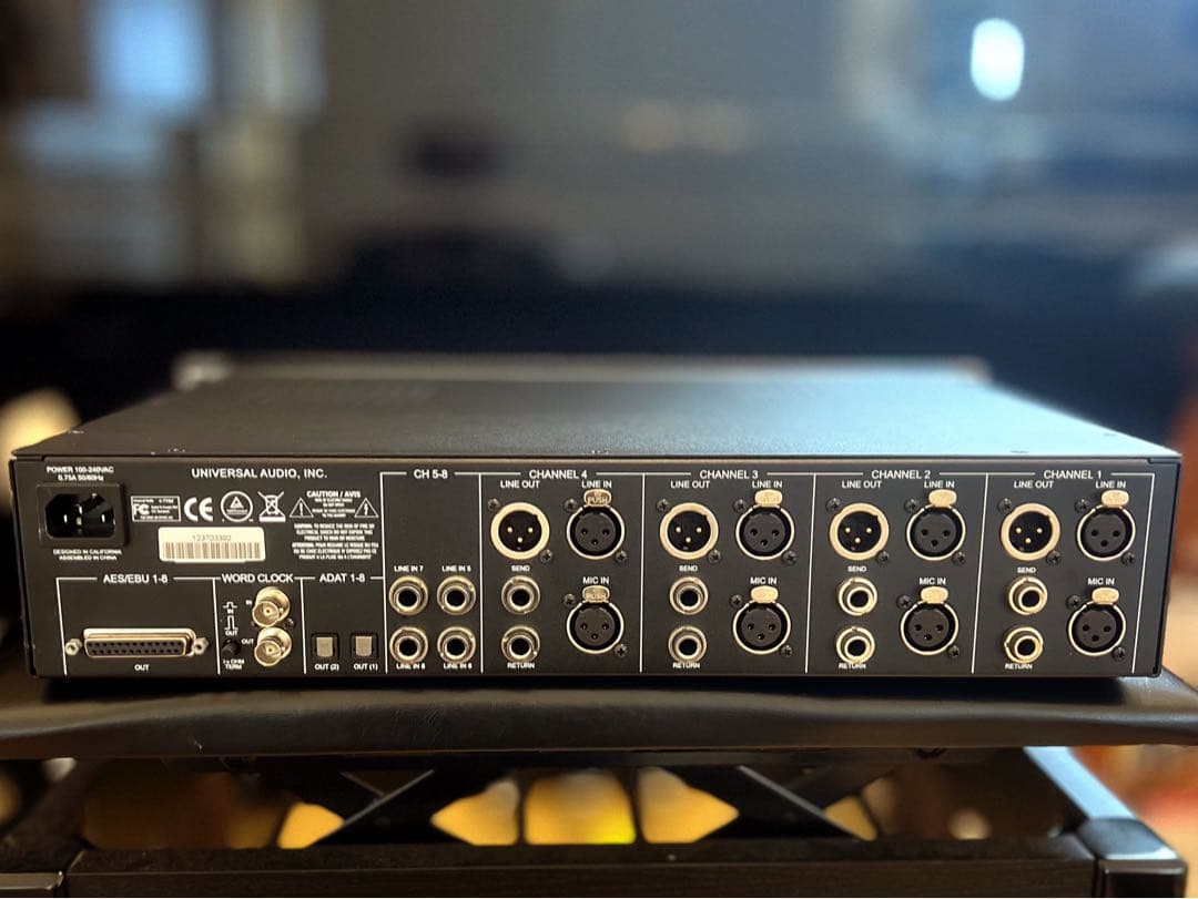 【完動美品】UNIVERSAL AUDIO 4-710D 高級マイクプリアンプ