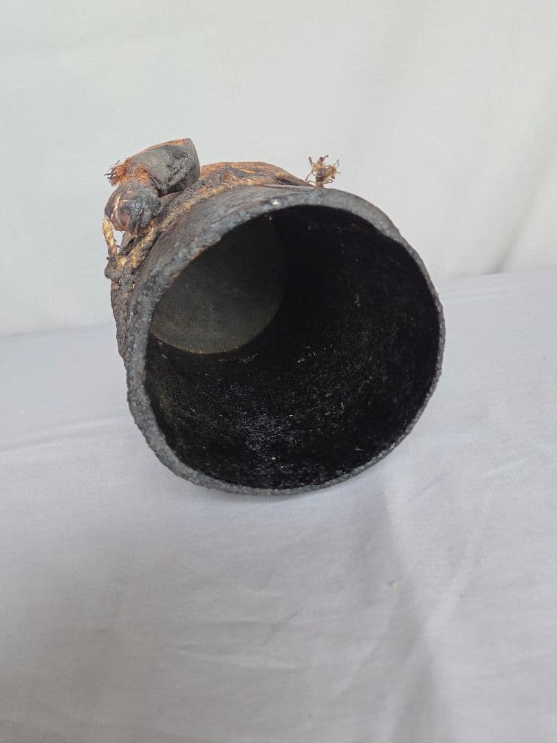 漆桶　漆桶花入れ　花入れ