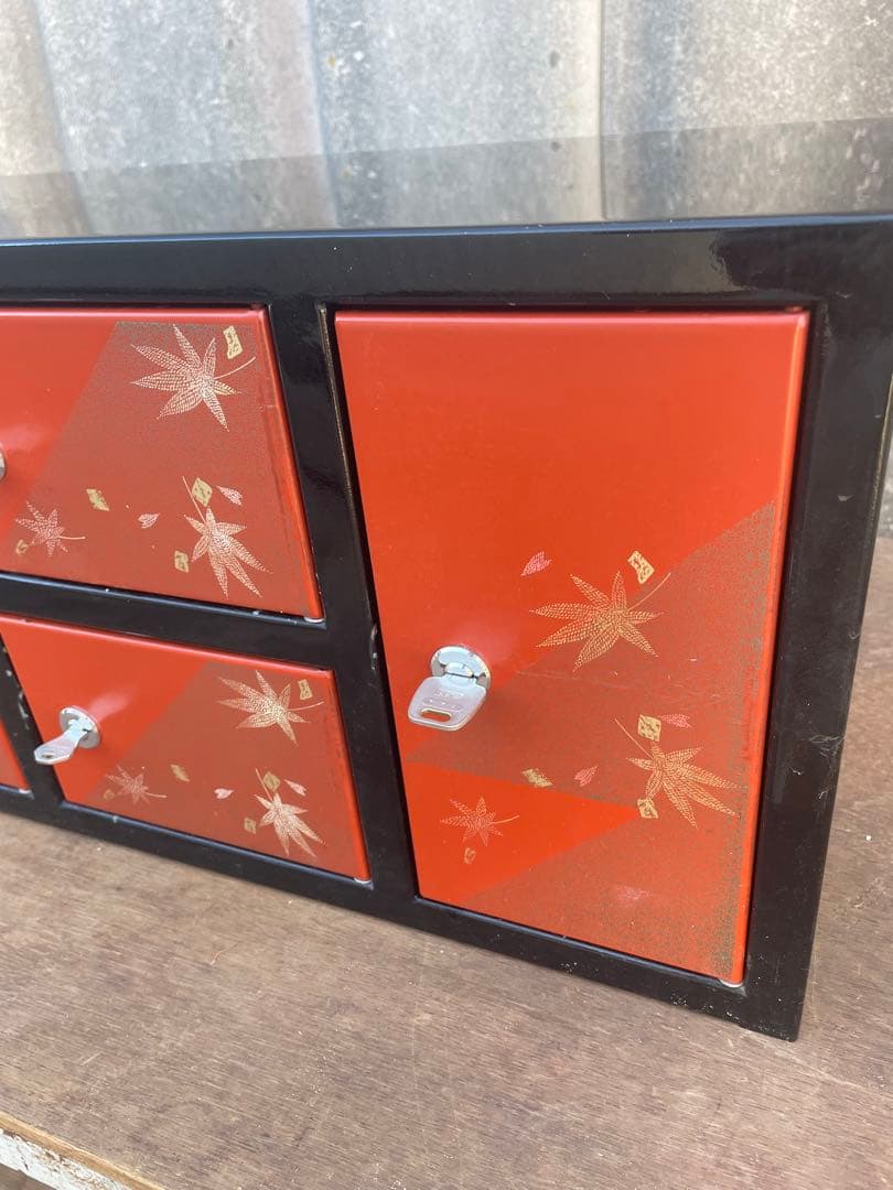 ビンテージ/スチール製/貴重品ロッカー/スチールロッカー/金庫/鍵付き/店舗什器