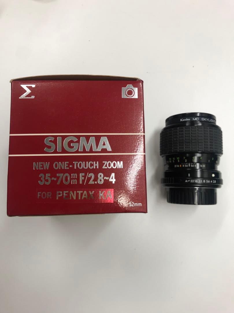 59 PENTAXフィルムカメラ 1点 SIGMA カメラレンズ 3点セット