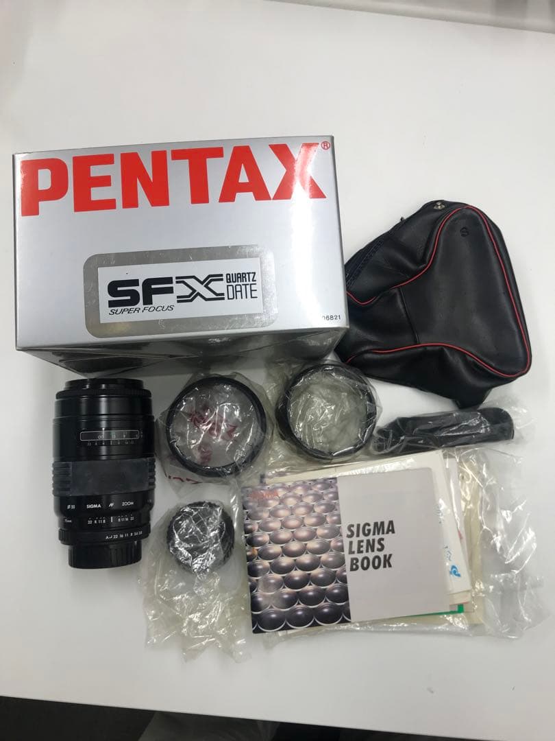 59 PENTAXフィルムカメラ 1点 SIGMA カメラレンズ 3点セット