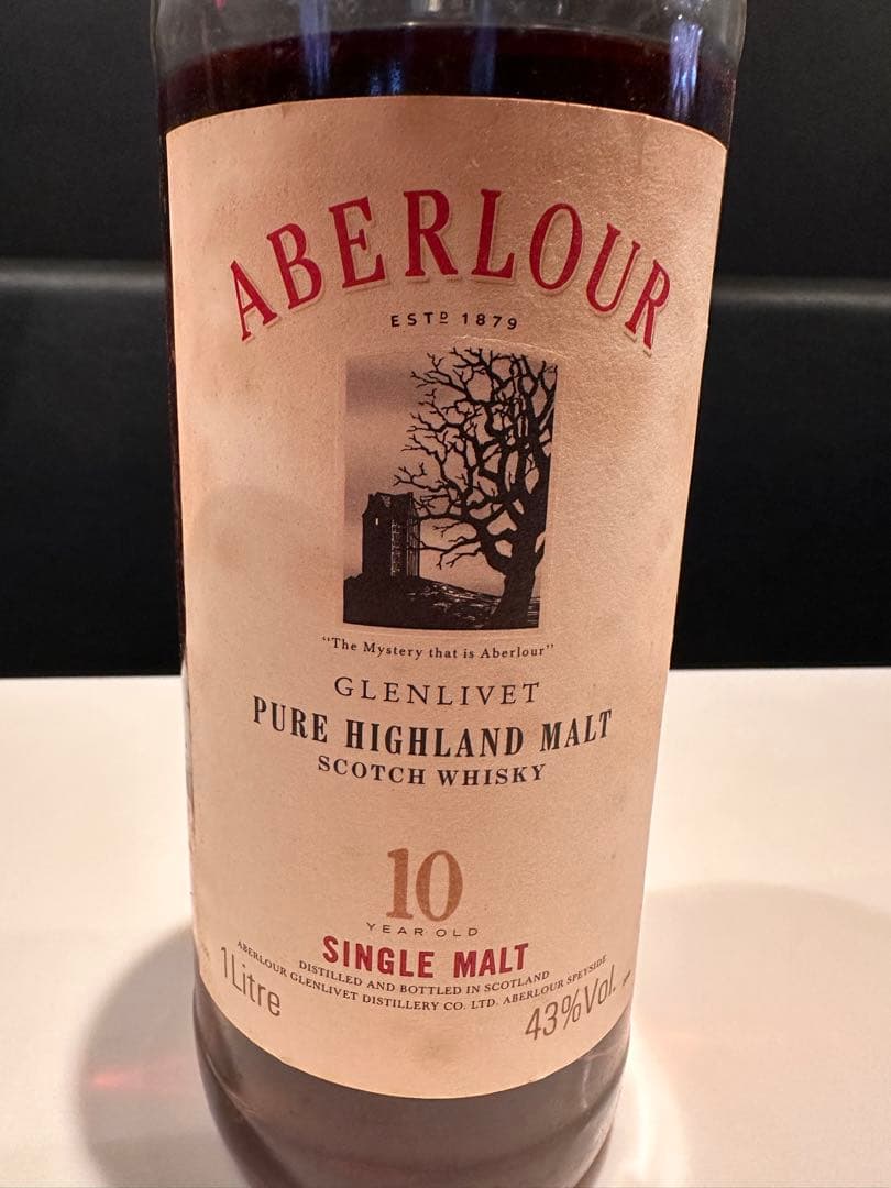 アベラワー 10年 シングルモルト スコッチウイスキー 1L 43%