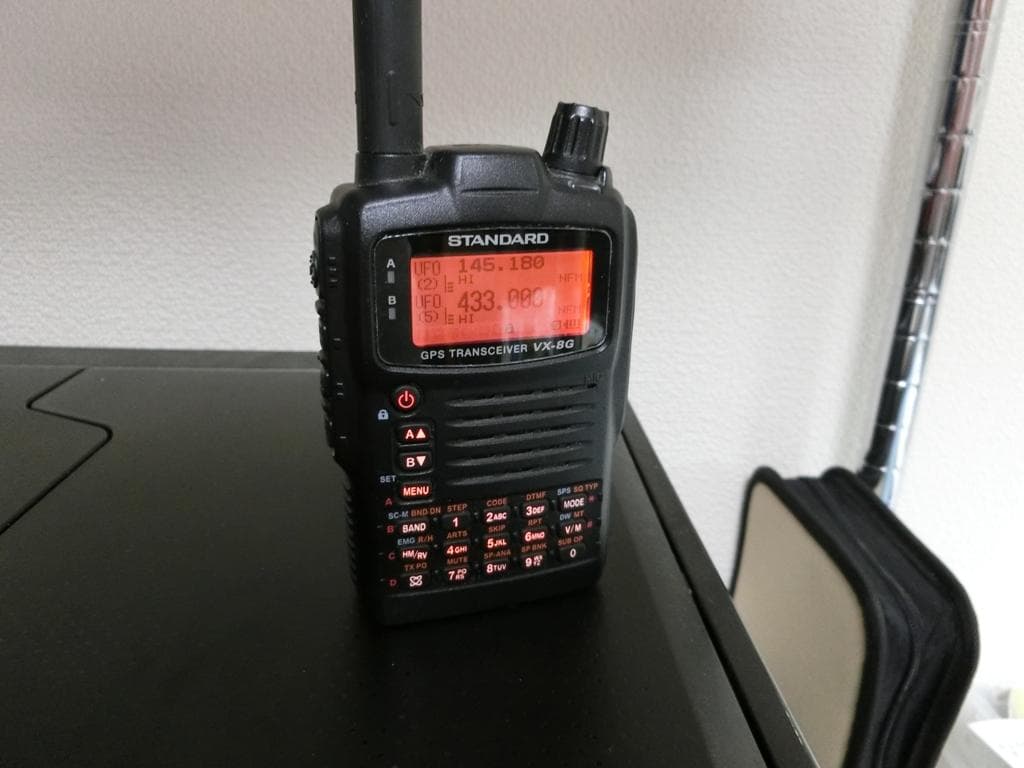 八重洲 VX-8G GPS搭載ハンディトランシーバー