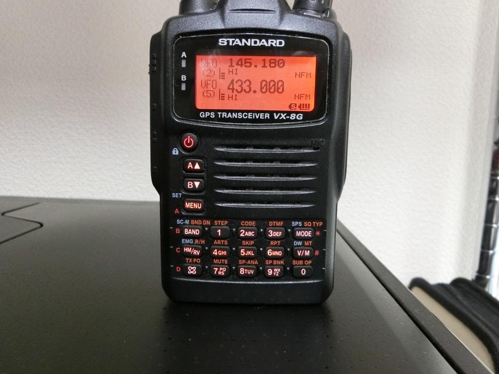 八重洲 VX-8G GPS搭載ハンディトランシーバー