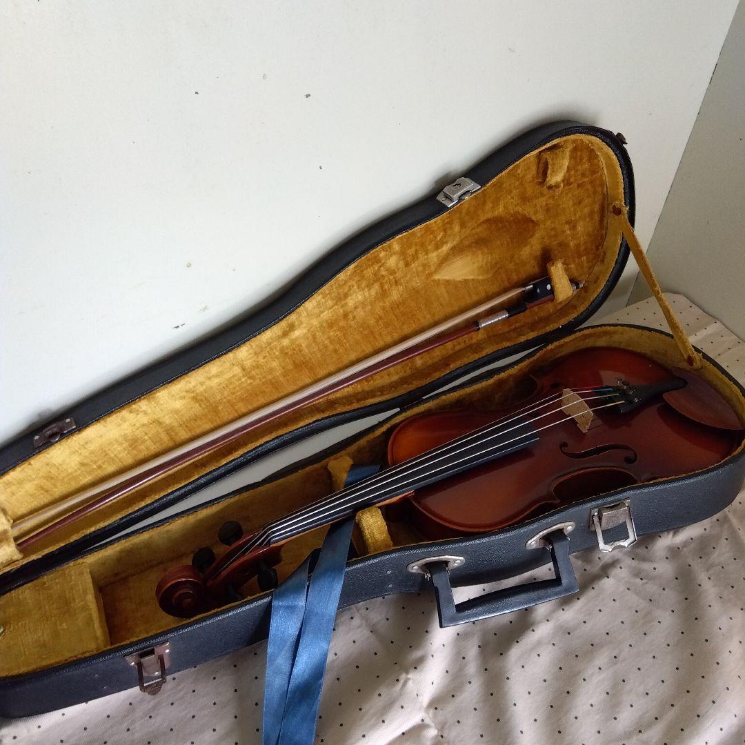 中古1/2バイオリン・弓・ケース付　スズキ