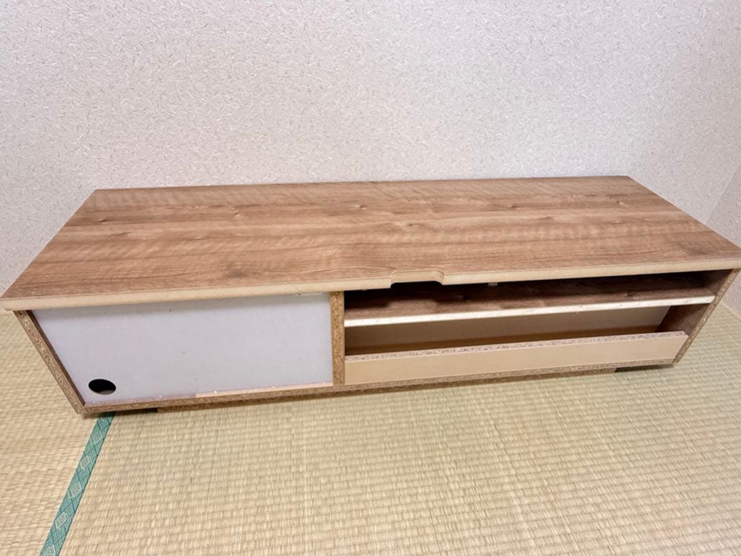 （美品）LOWYA テレビボード テレビ台140cm シャビーナチュラル ロウヤ