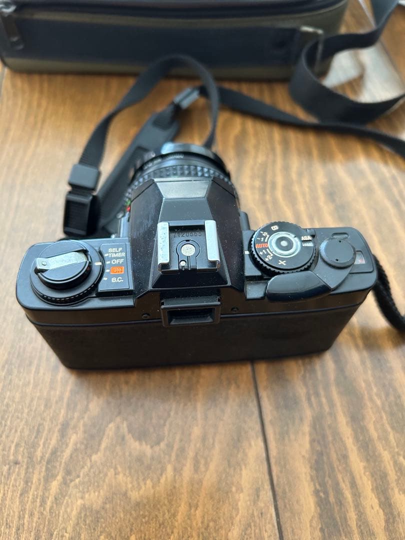 ミノルタ X7/フイルムカメラ/ブラック本体　タムロンズームセット