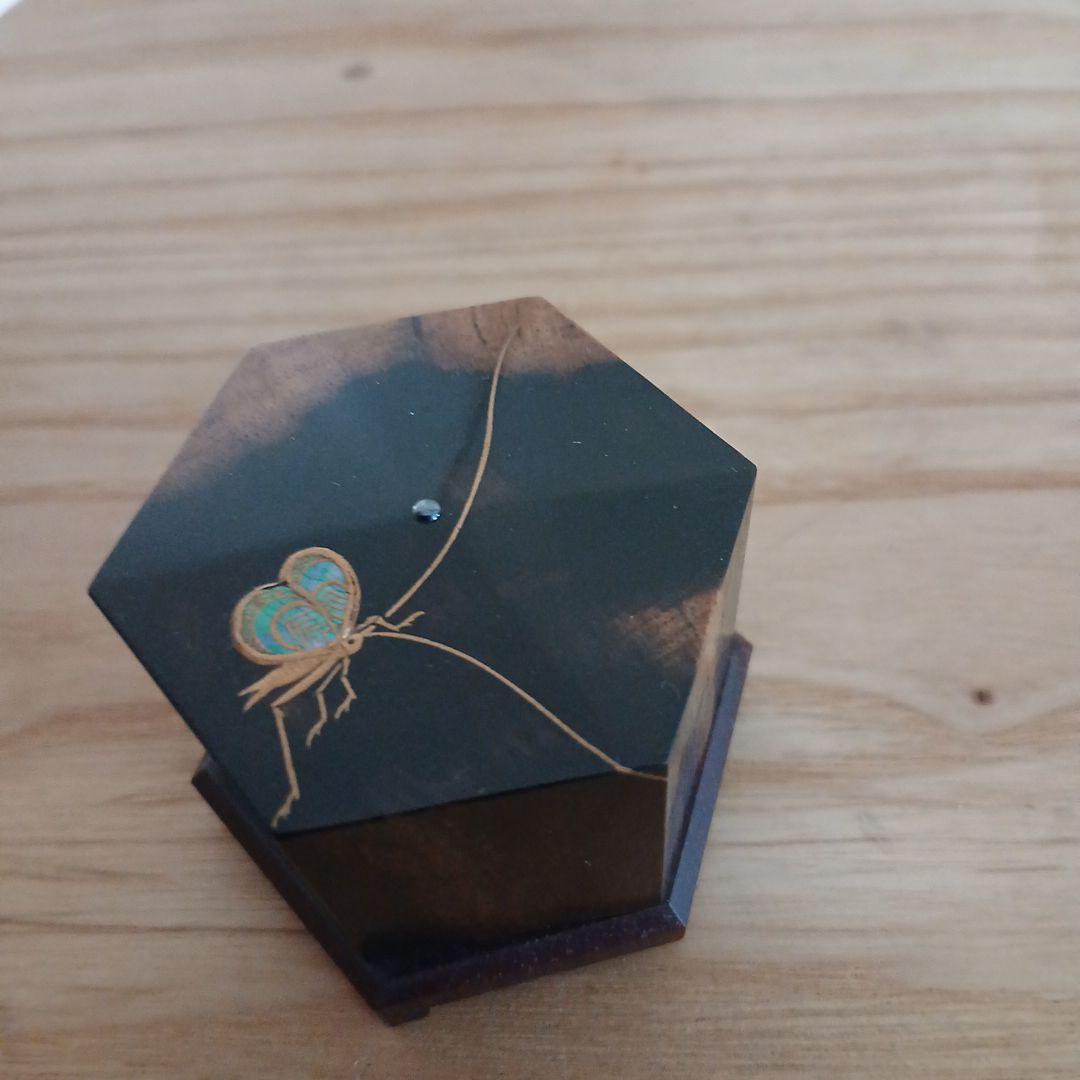 吉田華正　黒柿　鈴虫　香合