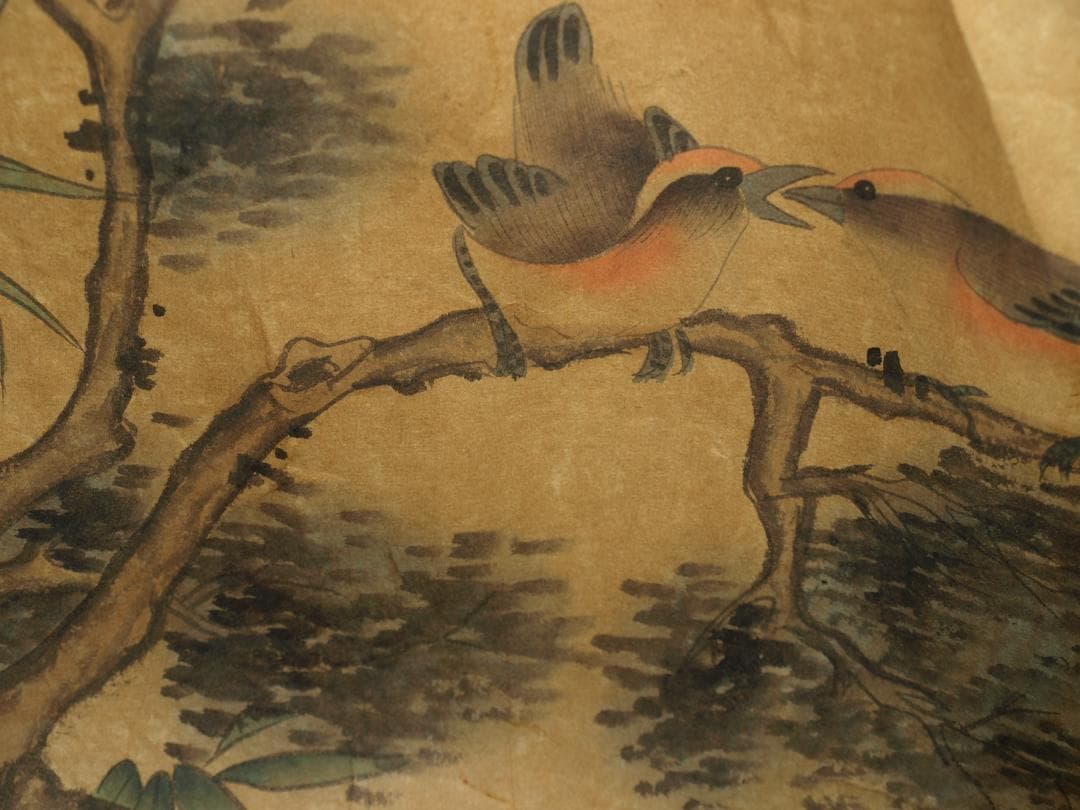 中国明時代の絵　激安骨董品　肉筆保証BD081A2-4