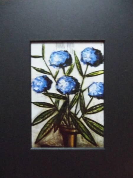 Buffet、BLEUS、希少画集画、新品額装付