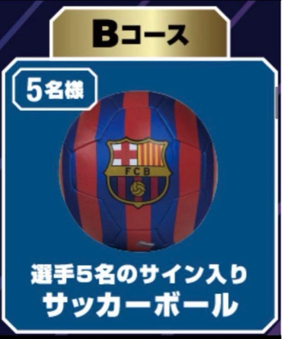 メッシ他バルサ選手5人直筆サイン入りサッカーボール