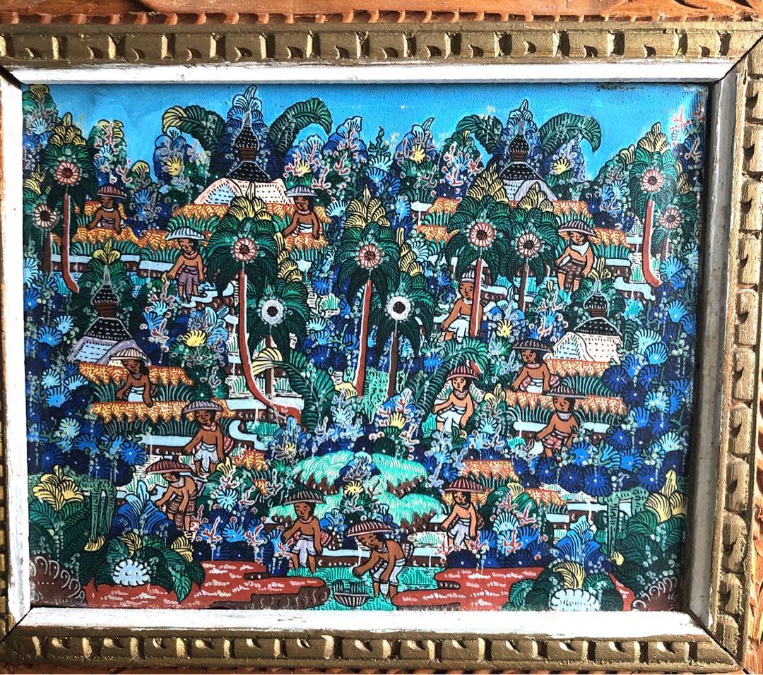 バリ絵画　ウブド　バリアート