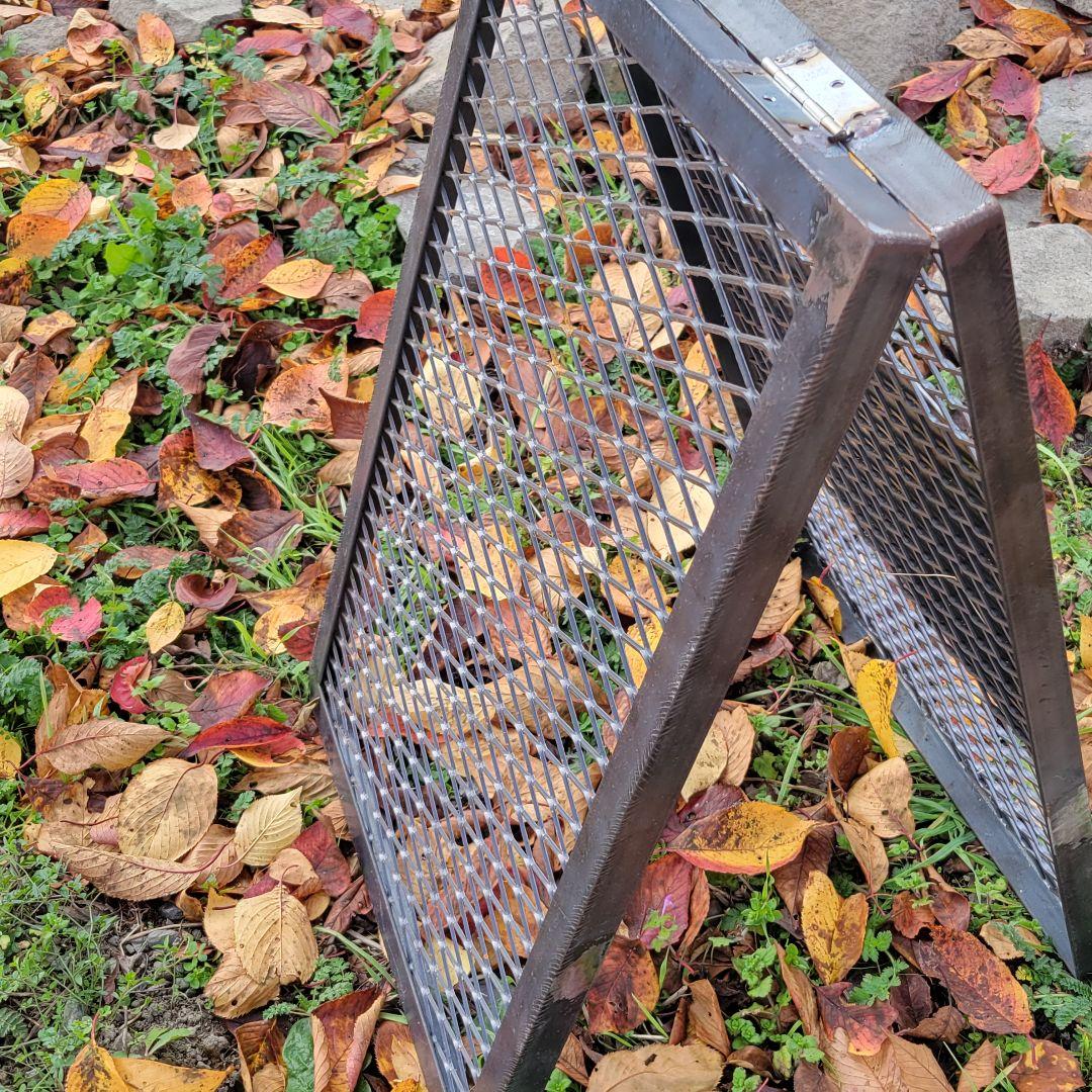 ハンドメイド　ヴィンテージ　アイアン看板　A型　インダストリアル