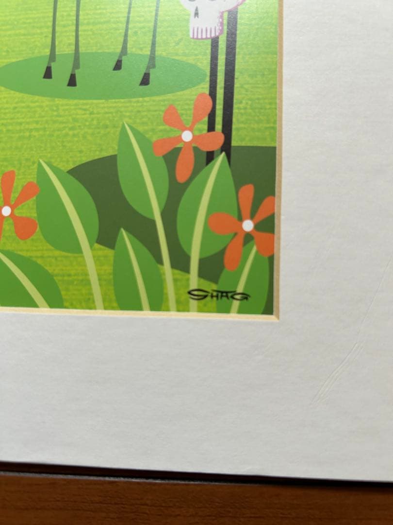 Shag disney 50周年 限定 アドベンチャーランド プリント ポスター