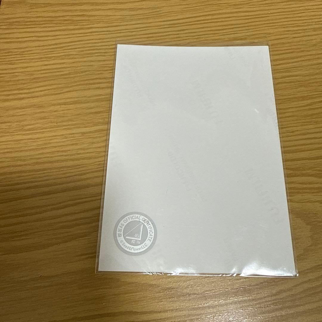 櫻坂46 小島凪紗　直筆サイン入り　生写真